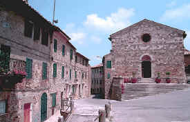 Monticiano church